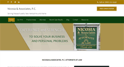 Desktop Screenshot of nicosia-associates.com